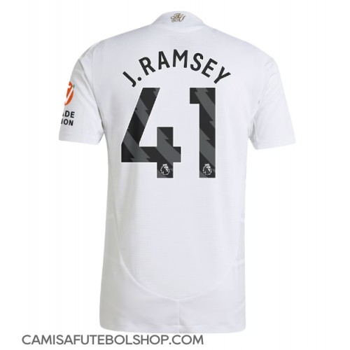 Camisa de time de futebol Aston Villa Jacob Ramsey #41 Replicas 2º Equipamento 2024-25 Manga Curta